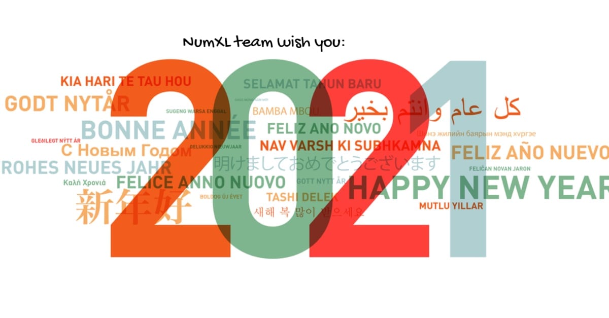 Happy new year from NumXL!