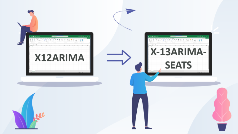 Featured image for the Migration from X12ARIMA to X-13ARIMA-SEATS blog.